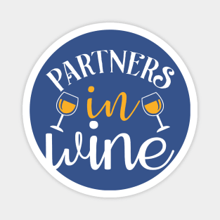 partner in wine 3 Magnet